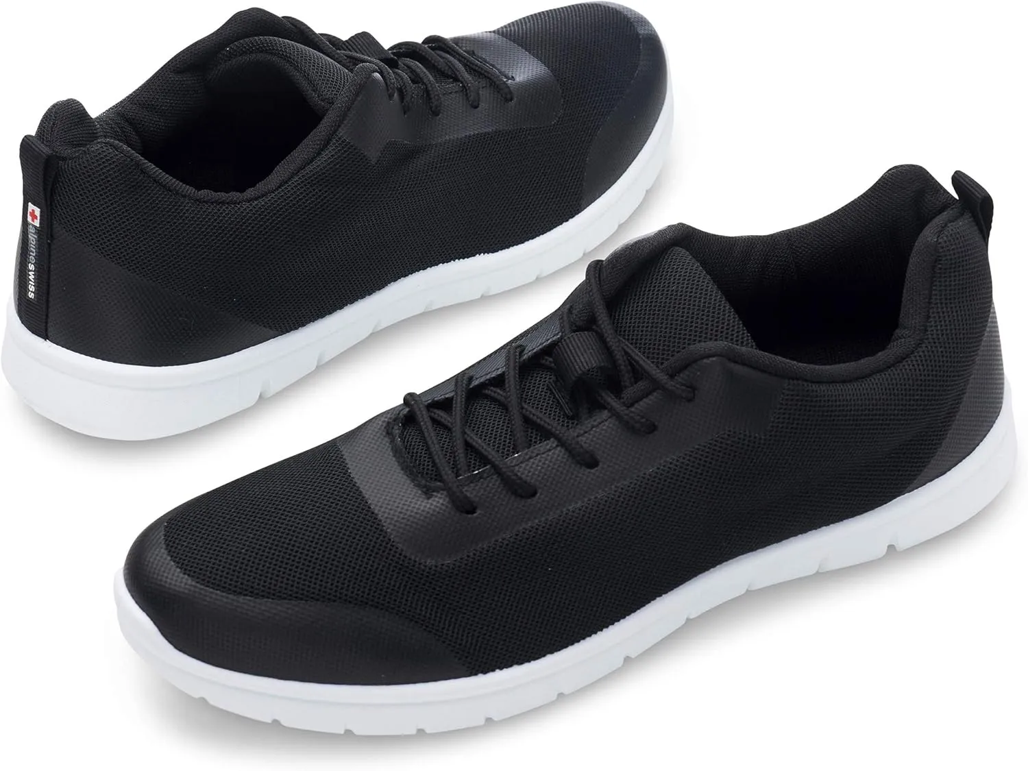 Alpine Swiss Bolt Mens Mesh Sneakers Lightweight Casual Lace Up Tennis Shoes