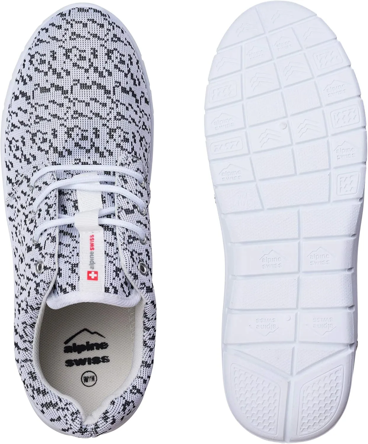 Alpine Swiss Kilian Mesh Sneakers Breathable Lightweight Fashion Trainers