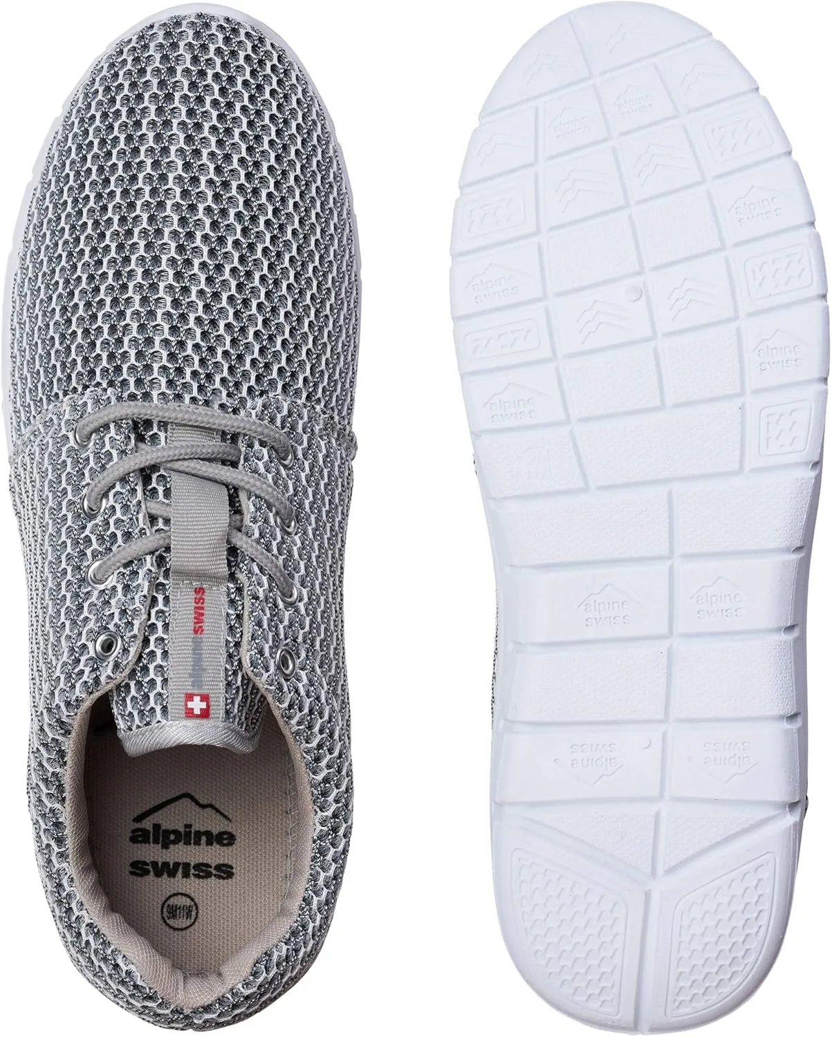 Alpine Swiss Kilian Mesh Sneakers Breathable Lightweight Fashion Trainers