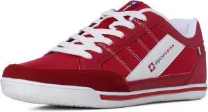 Alpine Swiss Stefan Retro Sneakers for Men | Stylish Low-Top Shoes with Suede Trim | Perfect for Casual Footwear | Fashion Sneakers | Mens Tennis Shoes