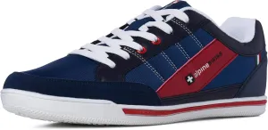 Alpine Swiss Stefan Retro Sneakers for Men | Stylish Low-Top Shoes with Suede Trim | Perfect for Casual Footwear | Fashion Sneakers | Mens Tennis Shoes