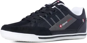 Alpine Swiss Stefan Retro Sneakers for Men | Stylish Low-Top Shoes with Suede Trim | Perfect for Casual Footwear | Fashion Sneakers | Mens Tennis Shoes