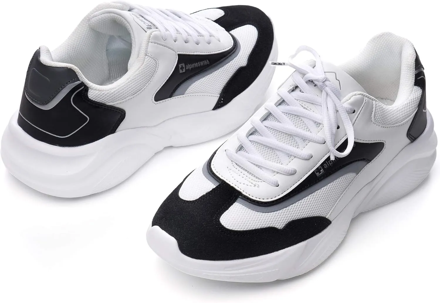 Alpine Swiss Stuart Mens Chunky Fashion Sneakers