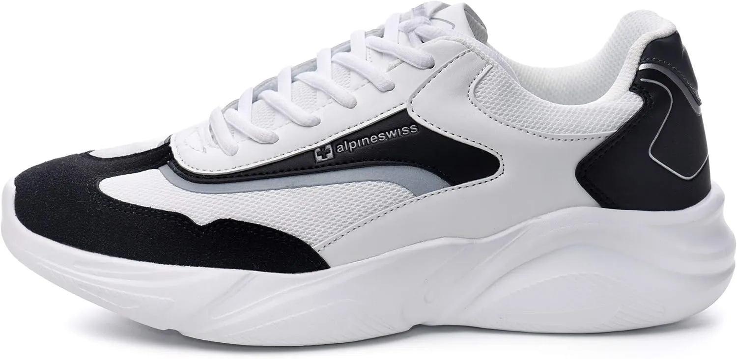 Alpine Swiss Stuart Mens Chunky Fashion Sneakers