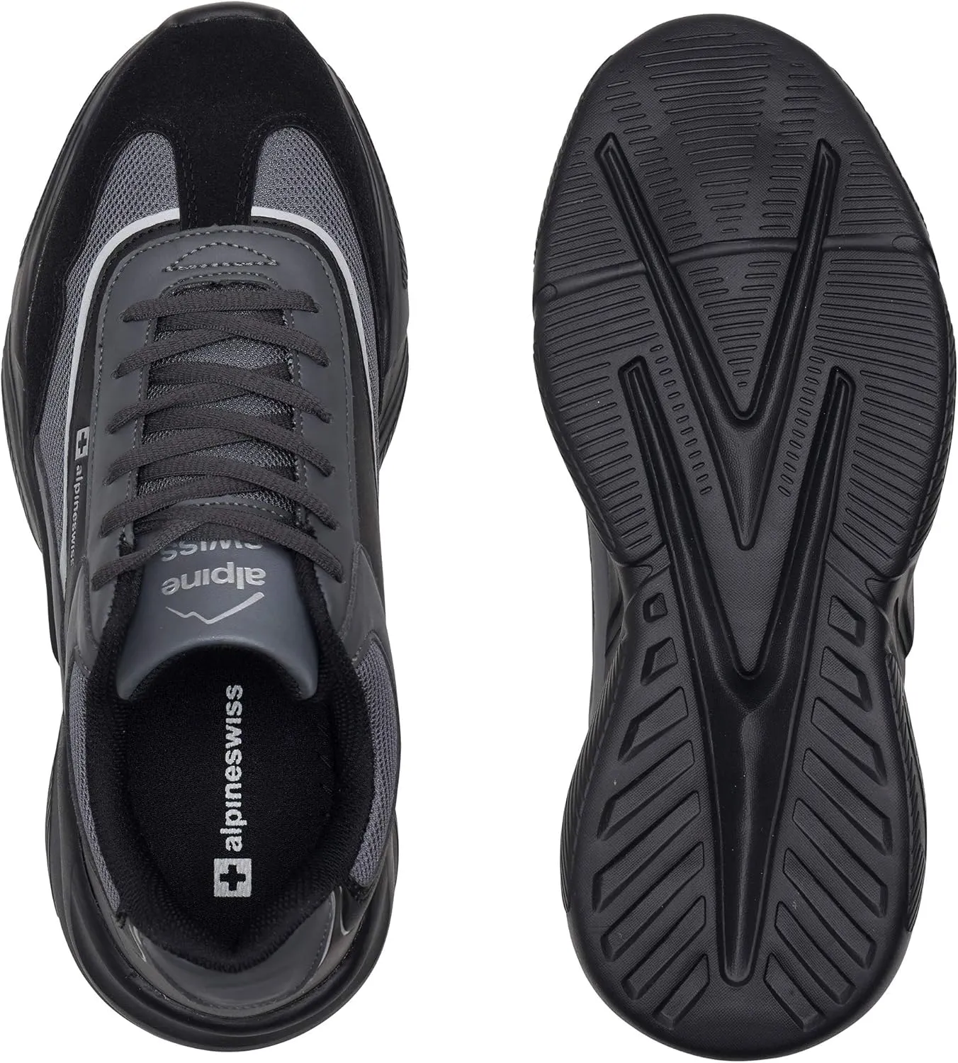 Alpine Swiss Stuart Mens Chunky Fashion Sneakers
