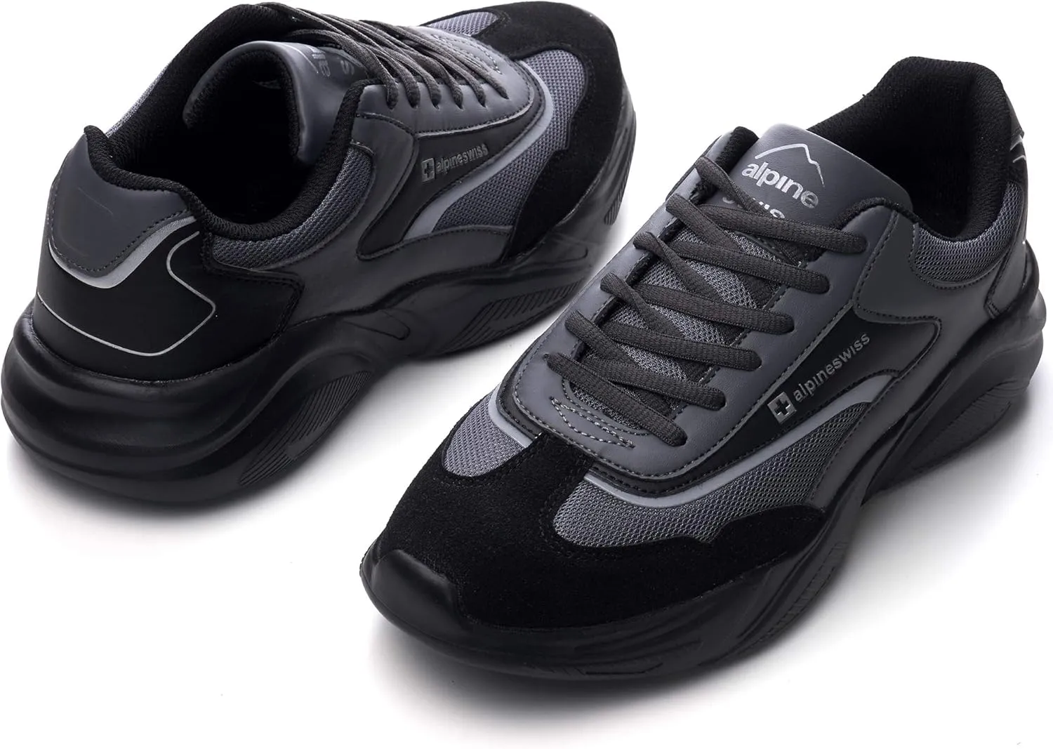 Alpine Swiss Stuart Mens Chunky Fashion Sneakers