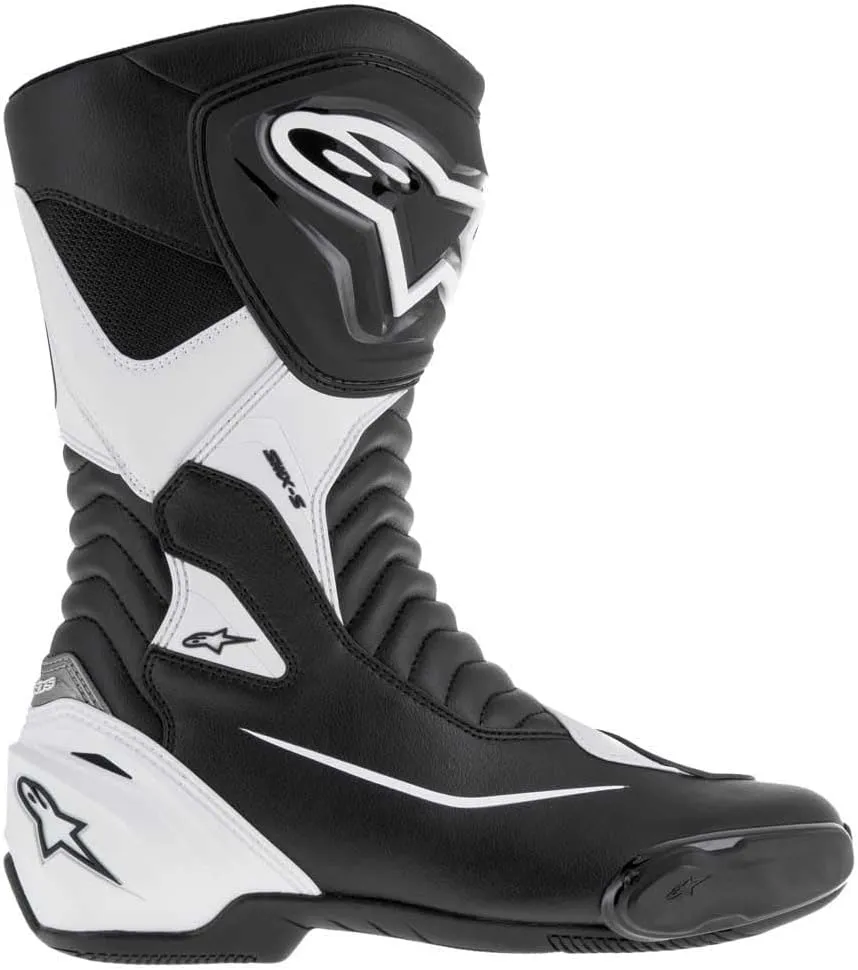Alpinestars SMX-S Motorcycle Boots, CE-Certified Sport Riding Footwear, Lightweight & Durable Protective Gear