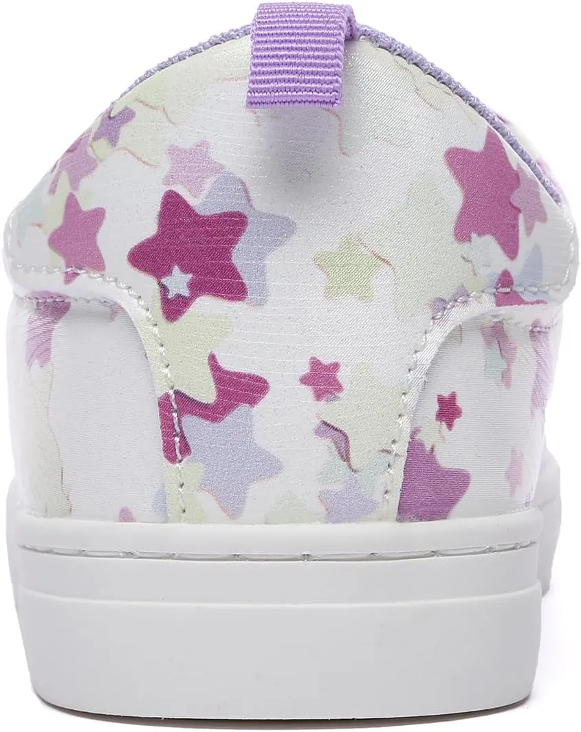 Bernal Girls & Boys Sparkle Glitter Sequin Sneakers Toddler/Little Kid/Big Kid Slip On School Low Top Walking Shoes Show Gift
