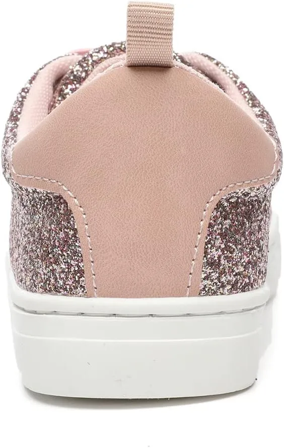 Bernal Girls & Boys Sparkle Glitter Sequin Sneakers Toddler/Little Kid/Big Kid Slip On School Low Top Walking Shoes Show Gift