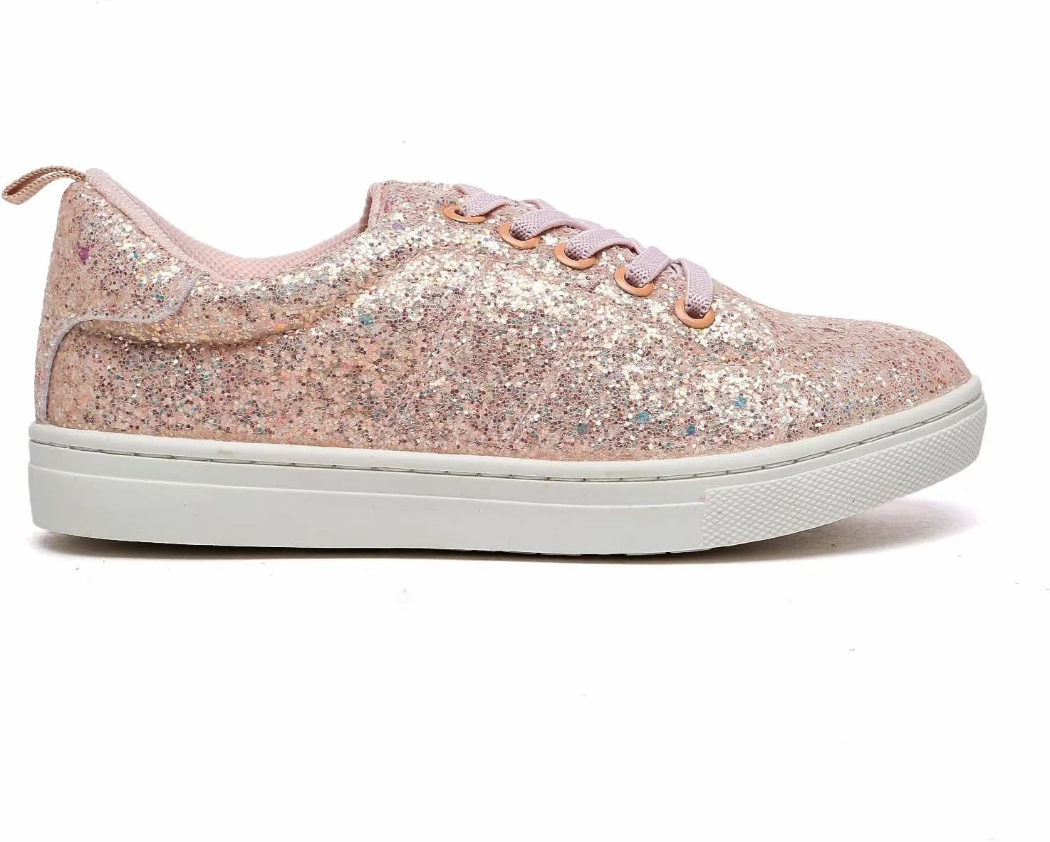 Bernal Girls & Boys Sparkle Glitter Sequin Sneakers Toddler/Little Kid/Big Kid Slip On School Low Top Walking Shoes Show Gift