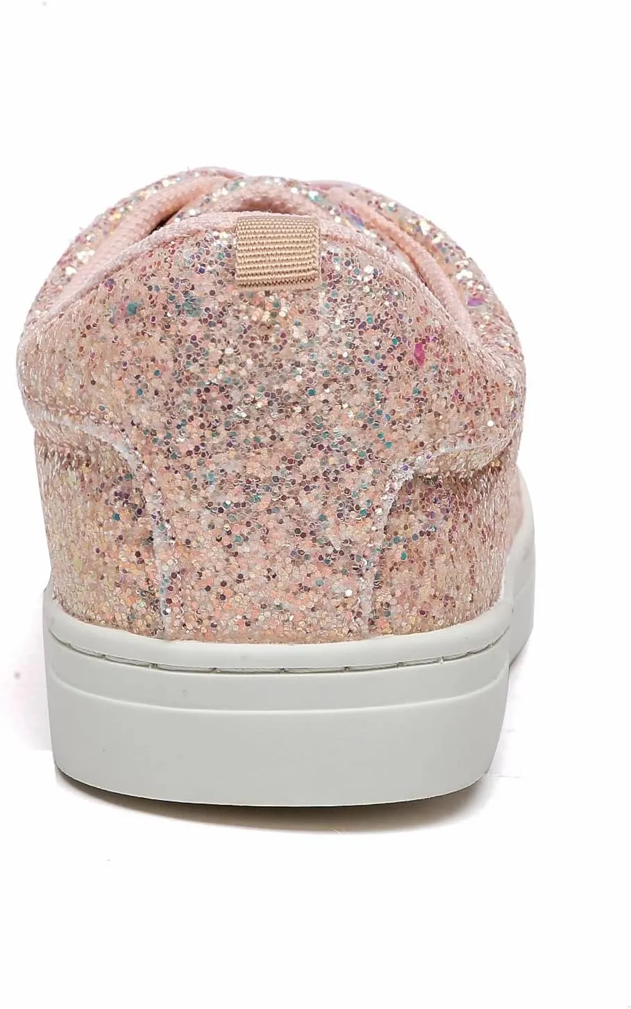 Bernal Girls & Boys Sparkle Glitter Sequin Sneakers Toddler/Little Kid/Big Kid Slip On School Low Top Walking Shoes Show Gift