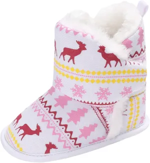 Boys Sneakers 9 Toddler Christmas Snowflake Print Shoe Baby Girls Boys Soft Booties Warm Snow Boots Infant Toddler Warming Shoe 24 Month Boy Shoes
