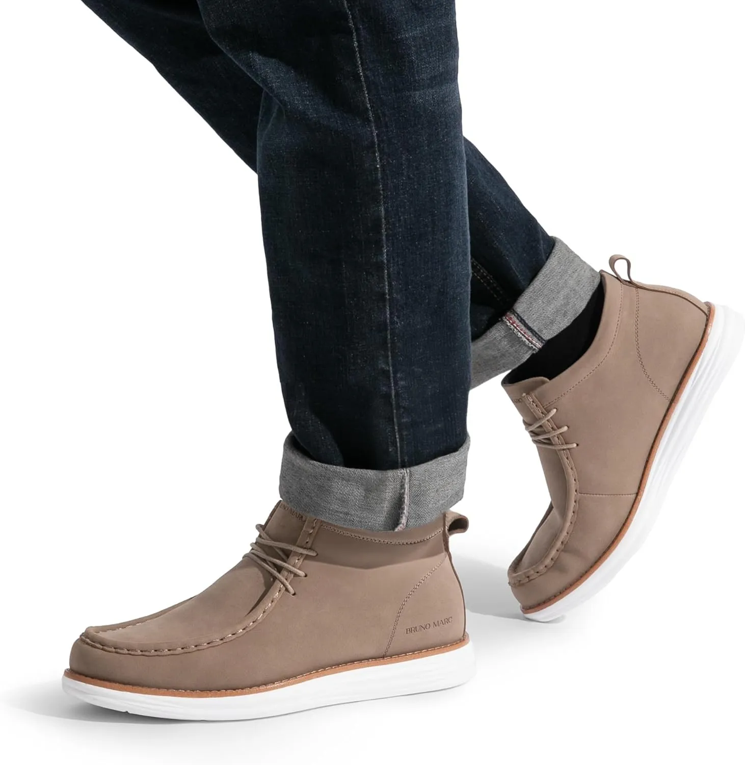 Bruno Marc Men's Classic Dress Casual Chukka Boots 2.0