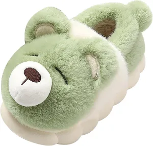 Cat Paw Slippers, 3D Cat Paw Cartoon Slipper for Women Warm Fluffy Furry Winter House Cat Paw Slides for Indoor Outdoor