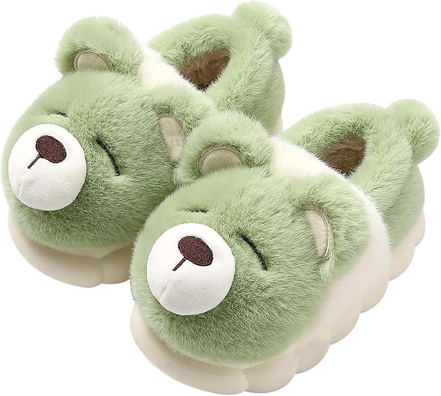 Cat Paw Slippers, 3D Cat Paw Cartoon Slipper for Women Warm Fluffy Furry Winter House Cat Paw Slides for Indoor Outdoor