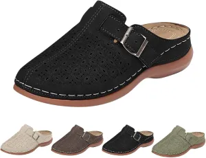 Clogs for Women Mules Summer Comfortable Orthopedic Arch Support Sandals Breathable Closed Toe Slippers Lightweight Outdoor Beach Shoes