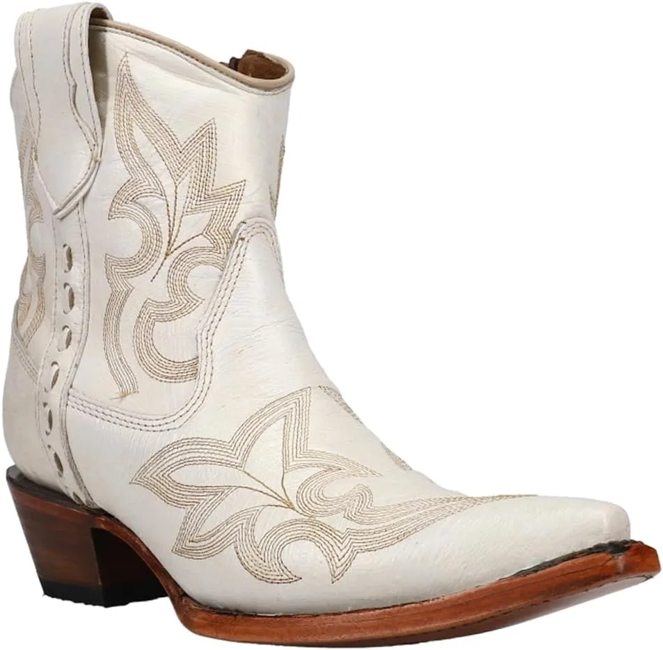 Corral Western Embroidery & Zipper Ankle Boot
