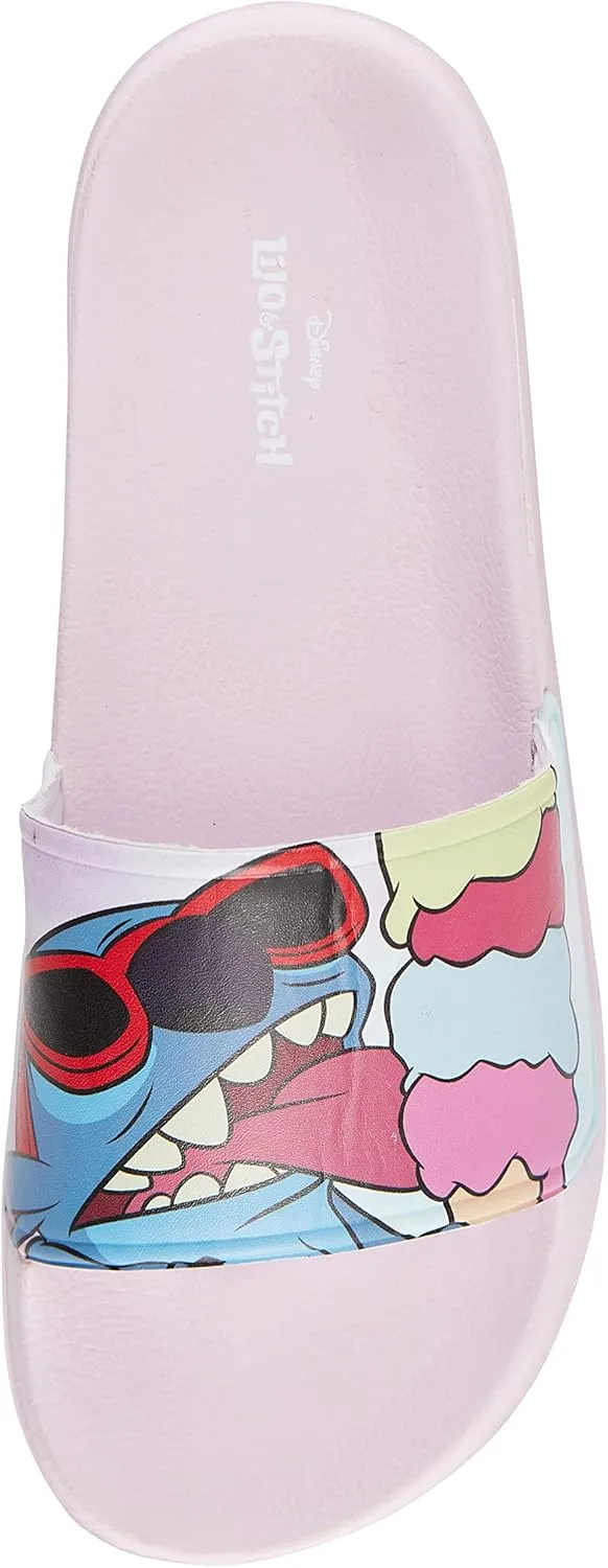 Disney Ladies Lilo and Stitch Slides - Ladies Classic Lilo and Stitch Slide Sandals Lilo and Stitch Slip On Slides Shoes