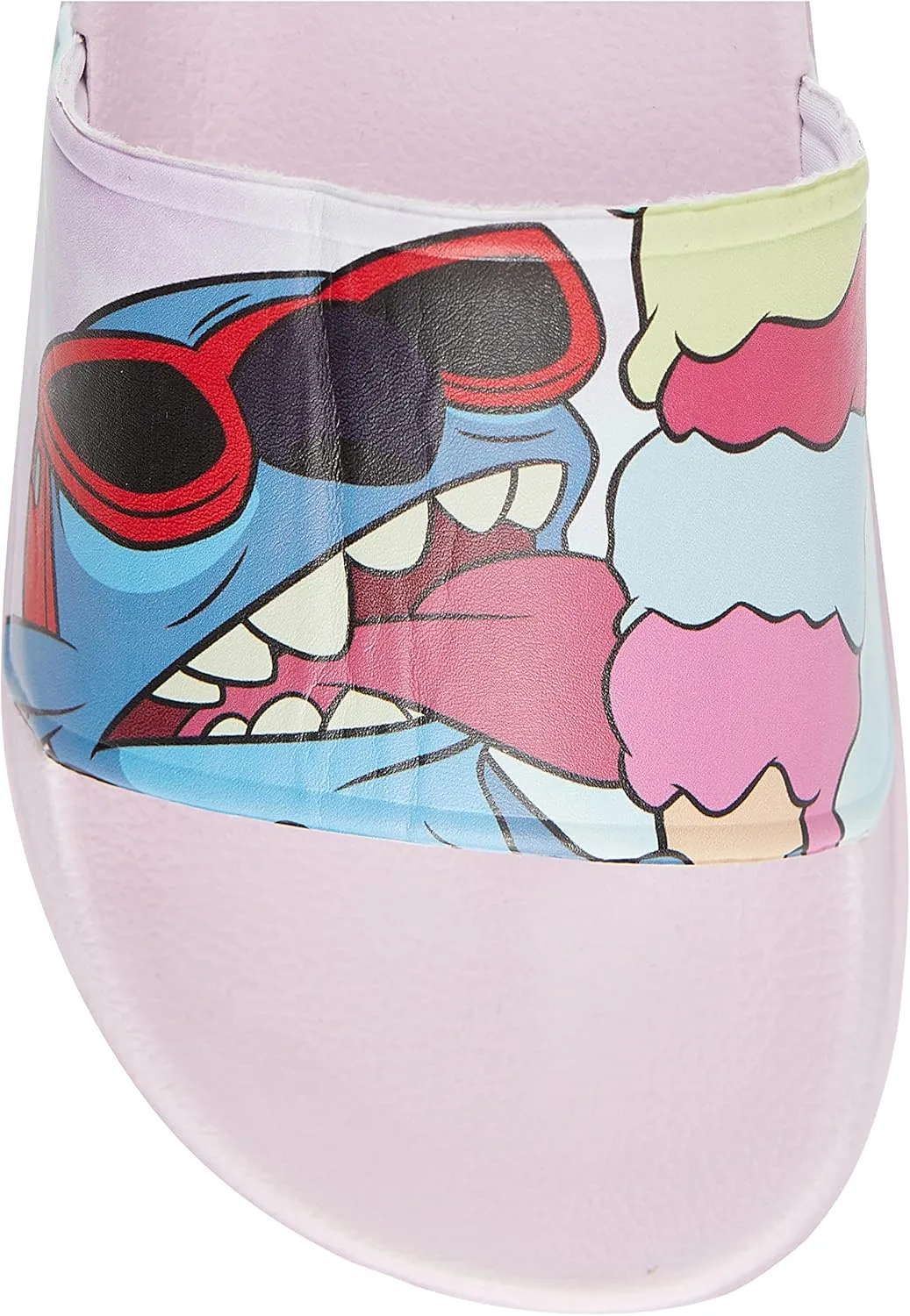 Disney Ladies Lilo and Stitch Slides - Ladies Classic Lilo and Stitch Slide Sandals Lilo and Stitch Slip On Slides Shoes
