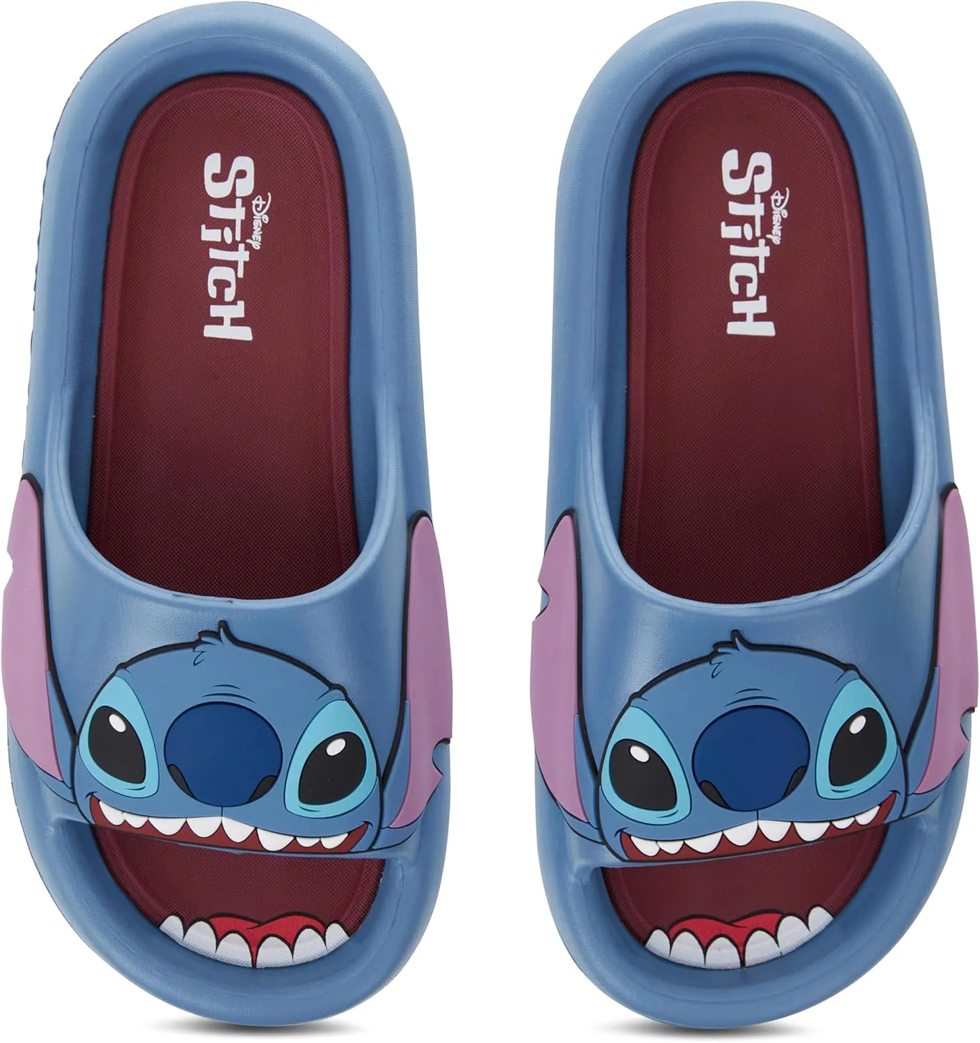 Disney Ladies Lilo and Stitch Slides - Ladies Classic Lilo and Stitch Slide Sandals Lilo and Stitch Slip On Slides Shoes