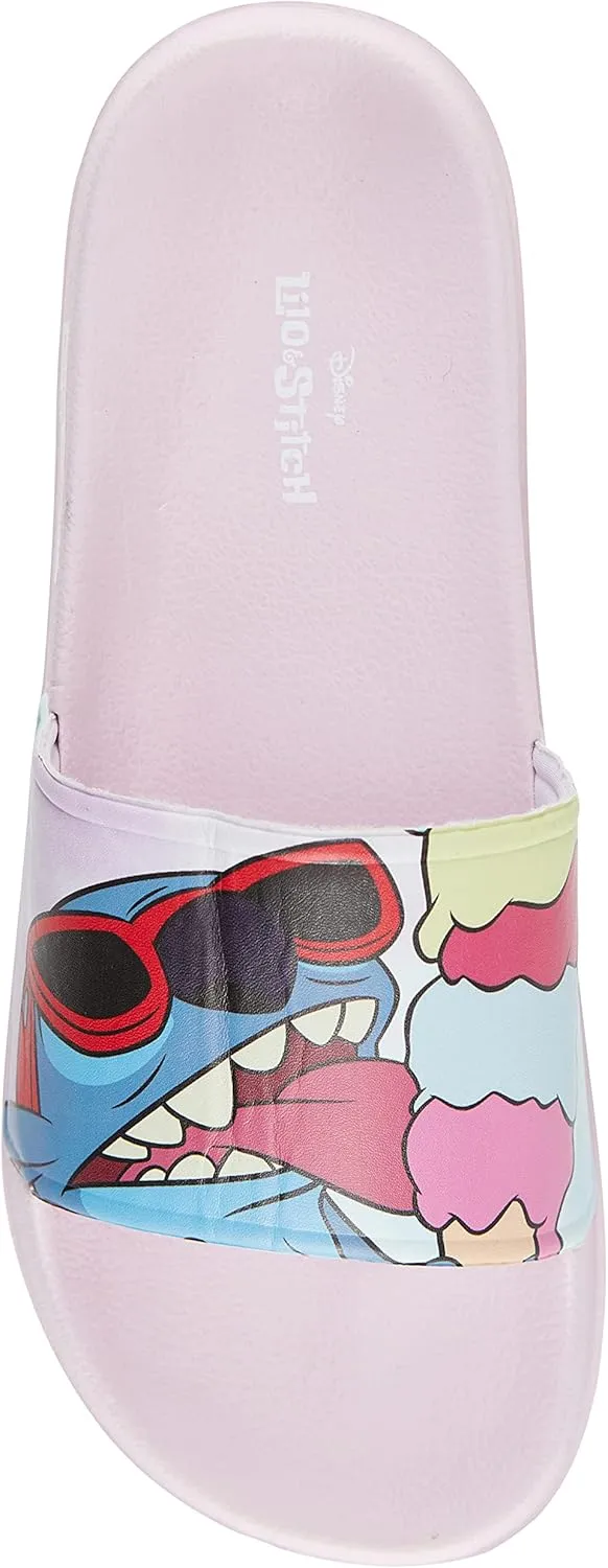 Disney Ladies Lilo and Stitch Slides - Ladies Classic Lilo and Stitch Slide Sandals Lilo and Stitch Slip On Slides Shoes