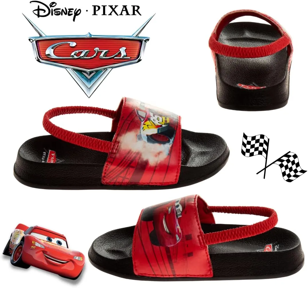Disney Minnie Mickey Encanto Lightning McQueen Lilo n Stitch Slides Backstrap Slip-On Beach Sandals (Toddler/Little Kid)
