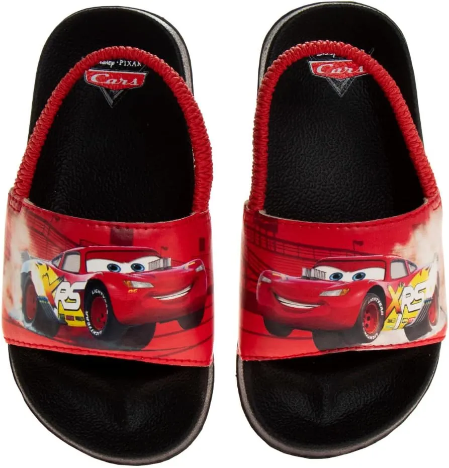 Disney Minnie Mickey Encanto Lightning McQueen Lilo n Stitch Slides Backstrap Slip-On Beach Sandals (Toddler/Little Kid)