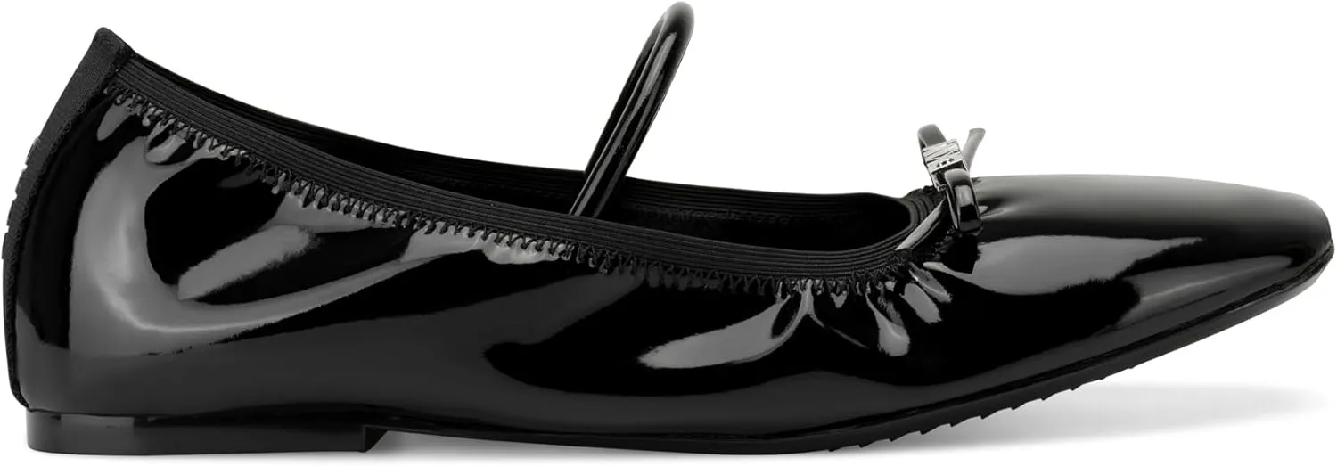 DKNY Women's Dale Ruched Ballet Flat Mule