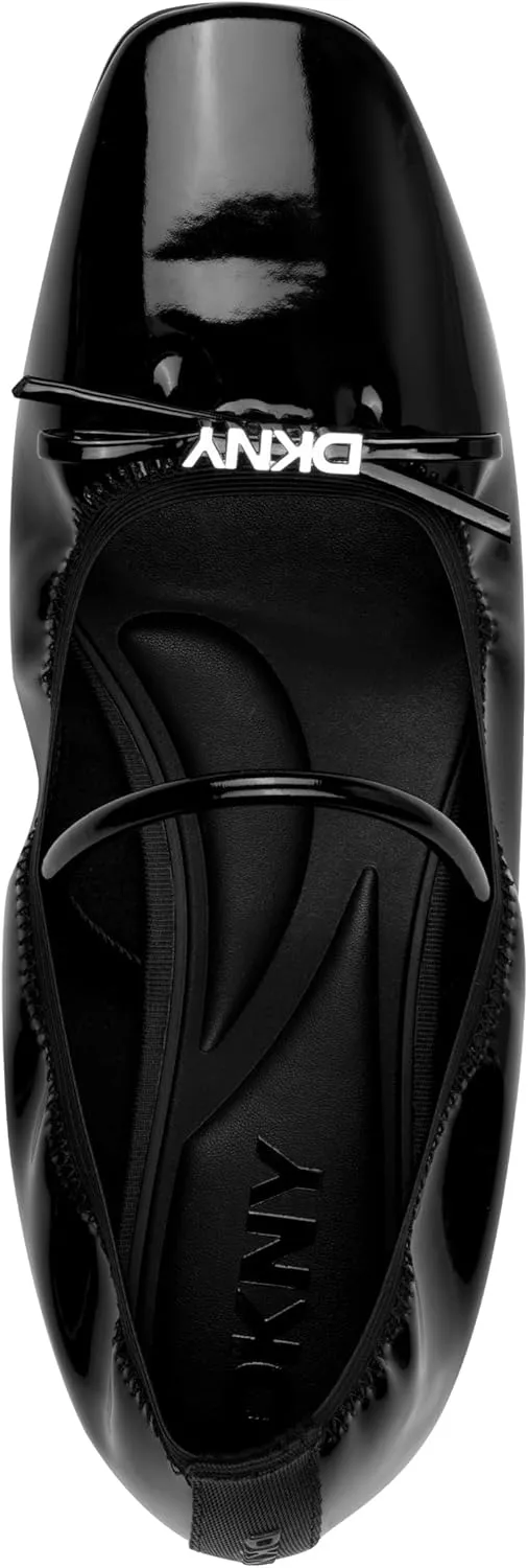 DKNY Women's Dale Ruched Ballet Flat Mule
