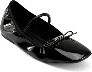 DKNY Women's Dale Ruched Ballet Flat Mule