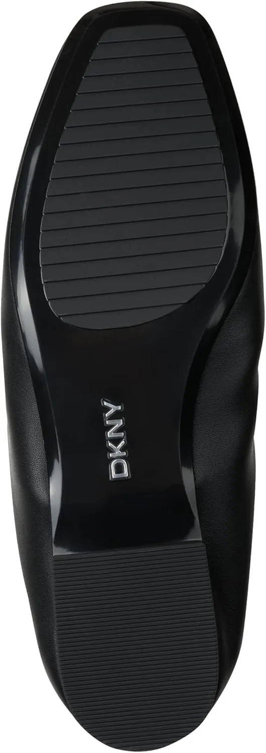 DKNY Women's Dale Ruched Ballet Flat Mule