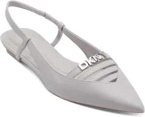 DKNY Women's Mikado Pointed Toe Slingback Ballet Flat Pump