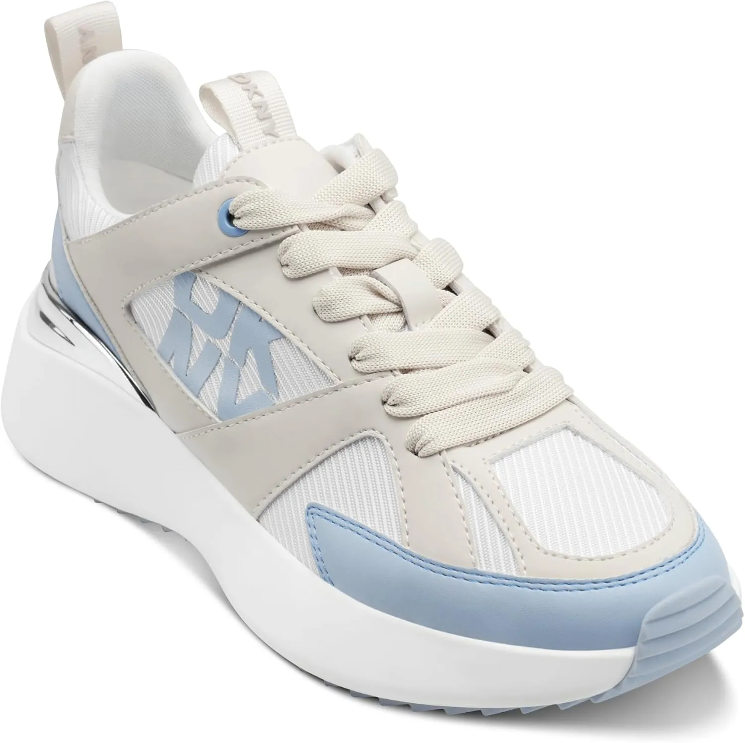 DKNY Women's Zofi Lace Up Sneaker with Logo