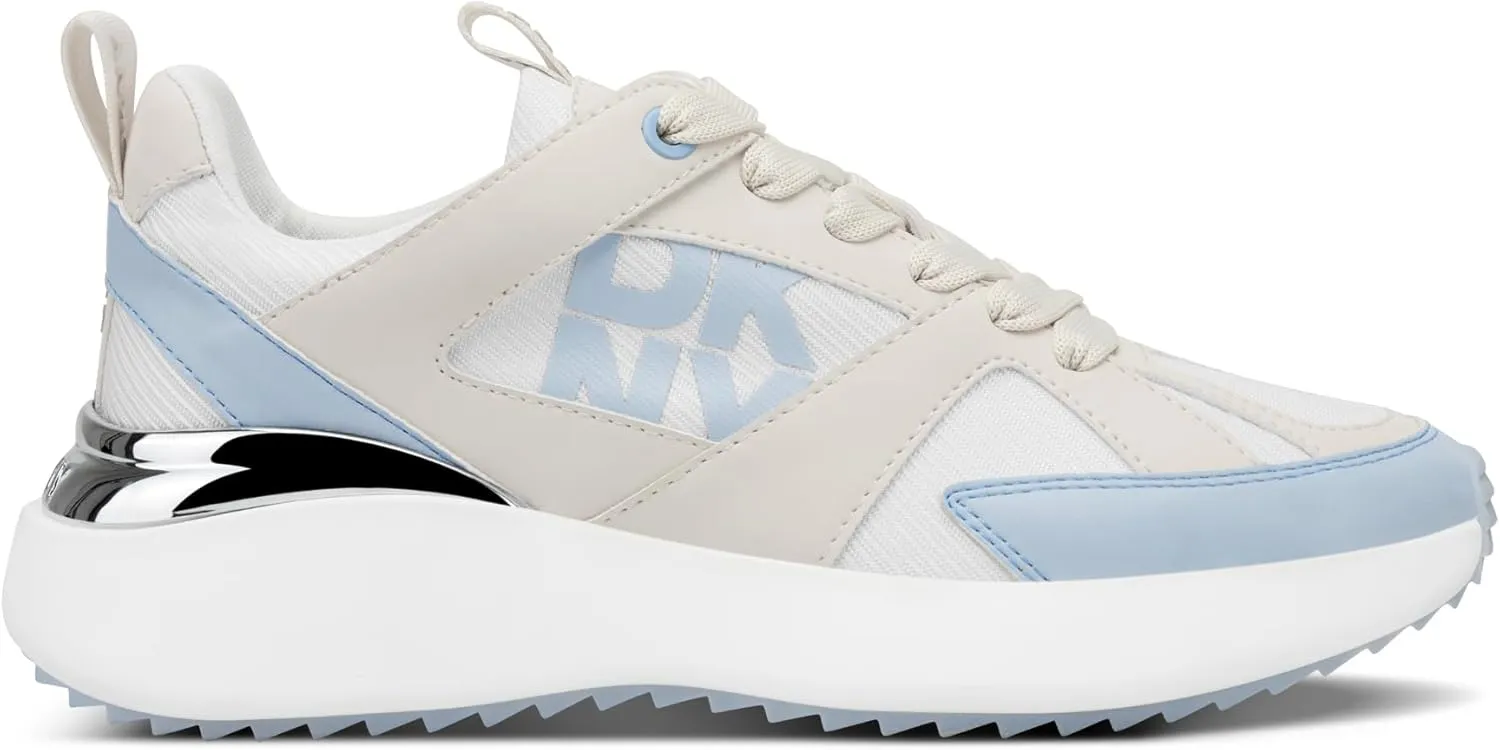 DKNY Women's Zofi Lace Up Sneaker with Logo