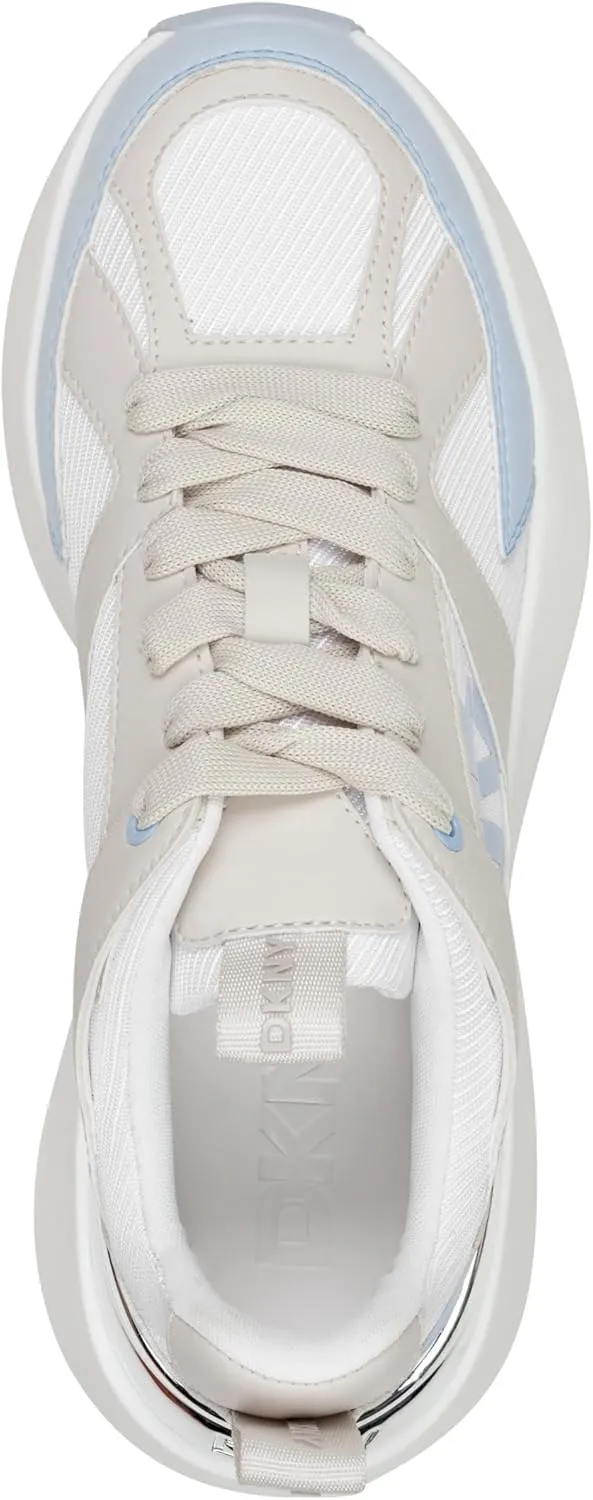 DKNY Women's Zofi Lace Up Sneaker with Logo