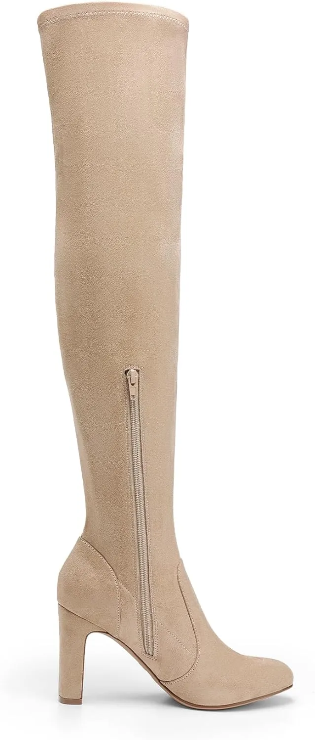 DREAM PAIRS Over The Knee Boots for Women Knee High Boots Thigh High Boots for Women