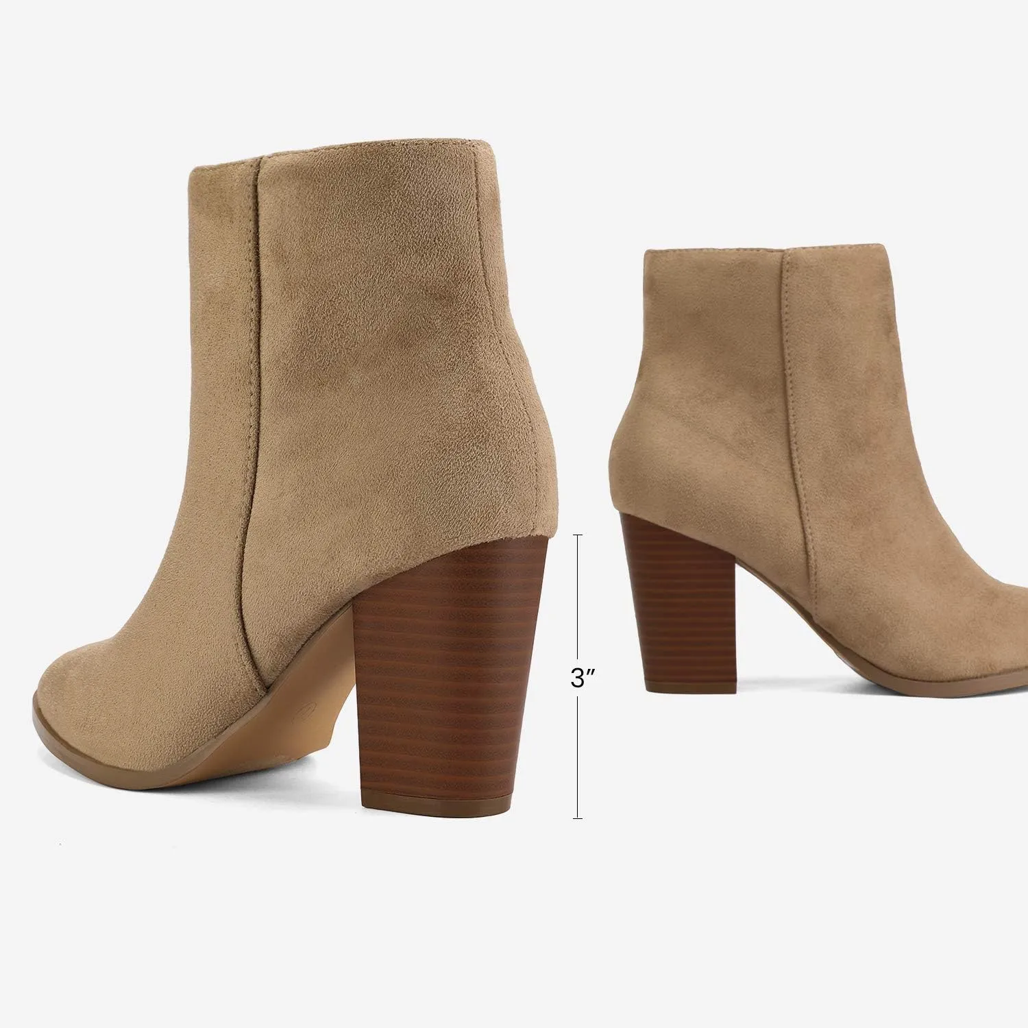 DREAM PAIRS Women's Ankle Boots Chunky Block Heel Booties