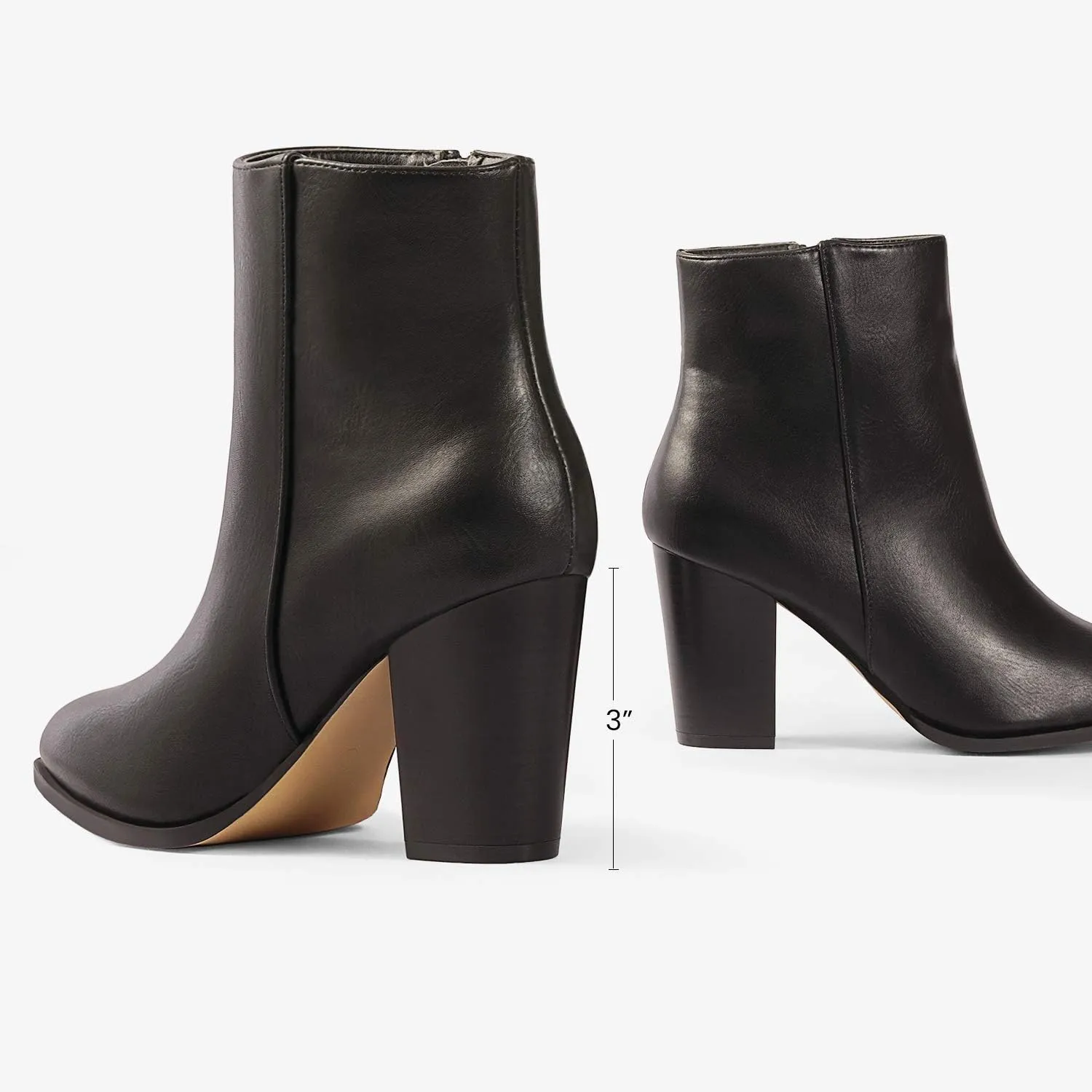 DREAM PAIRS Women's Ankle Boots Chunky Block Heel Booties