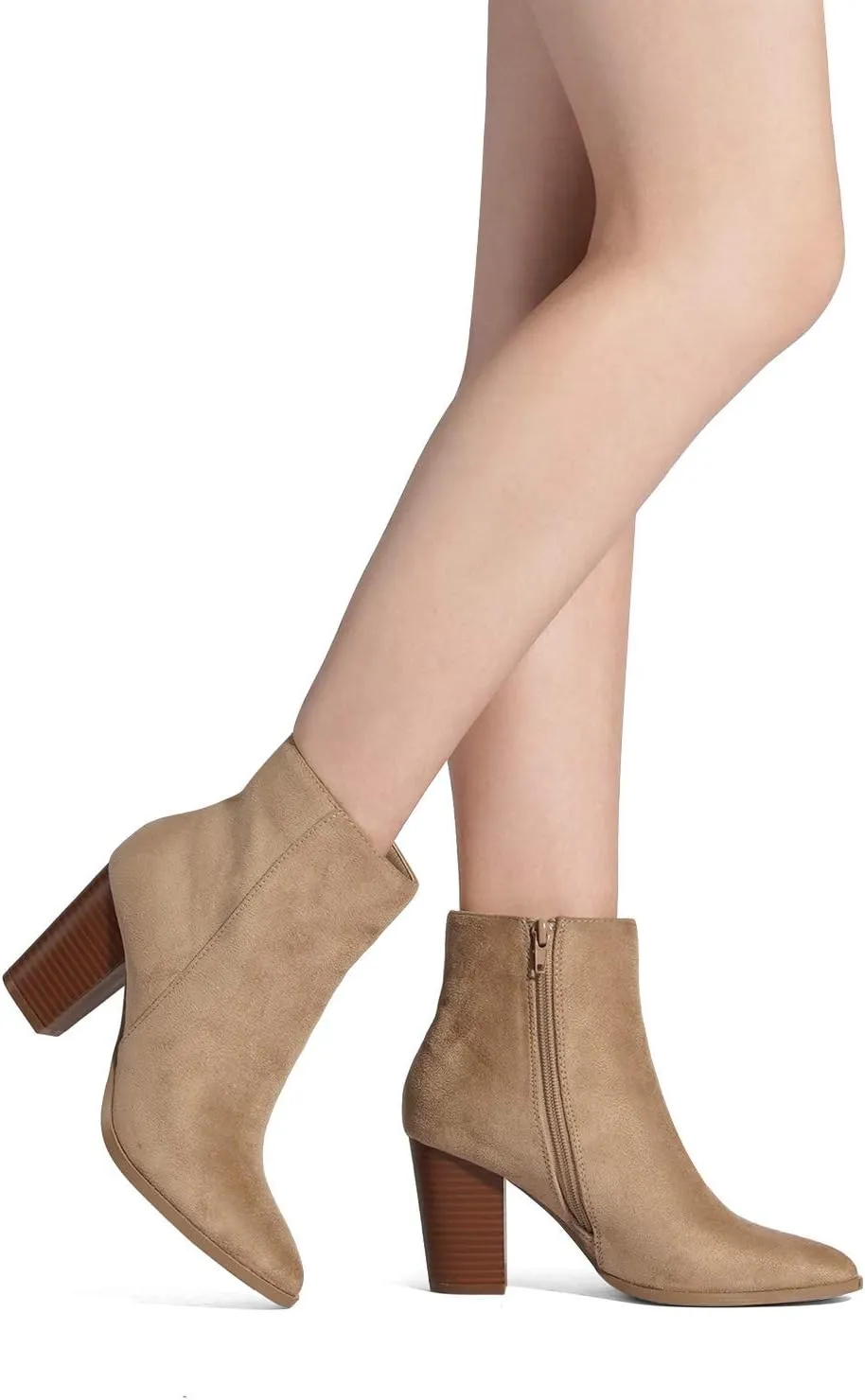 DREAM PAIRS Women's Ankle Boots Chunky Block Heel Booties