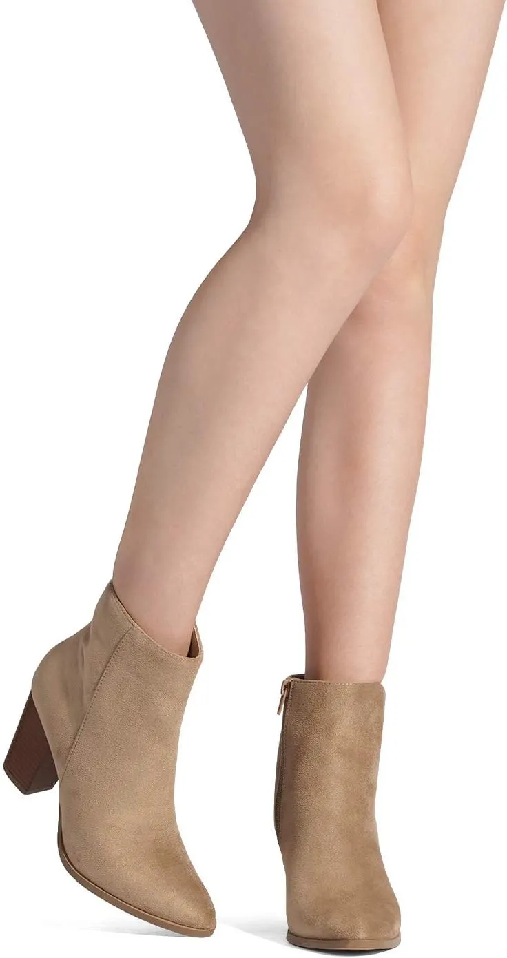 DREAM PAIRS Women's Ankle Boots Chunky Block Heel Booties