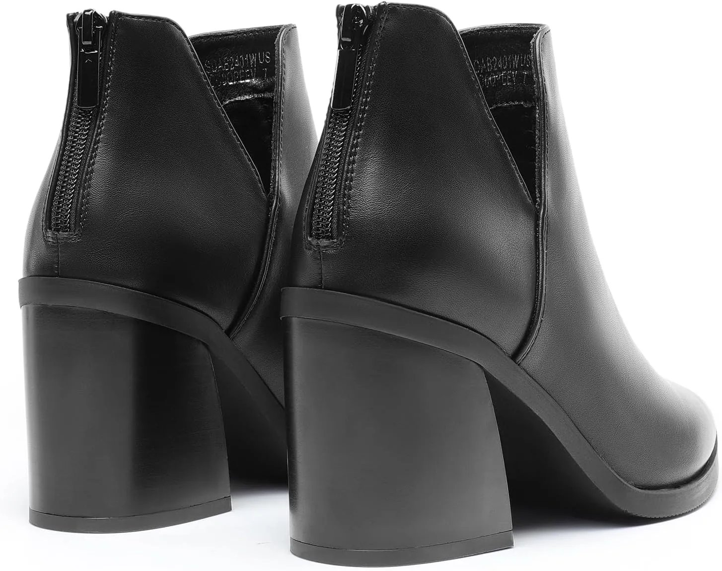 DREAM PAIRS Women's Ankle Boots Chunky Heel Pointed Toe Short Booties Shoes