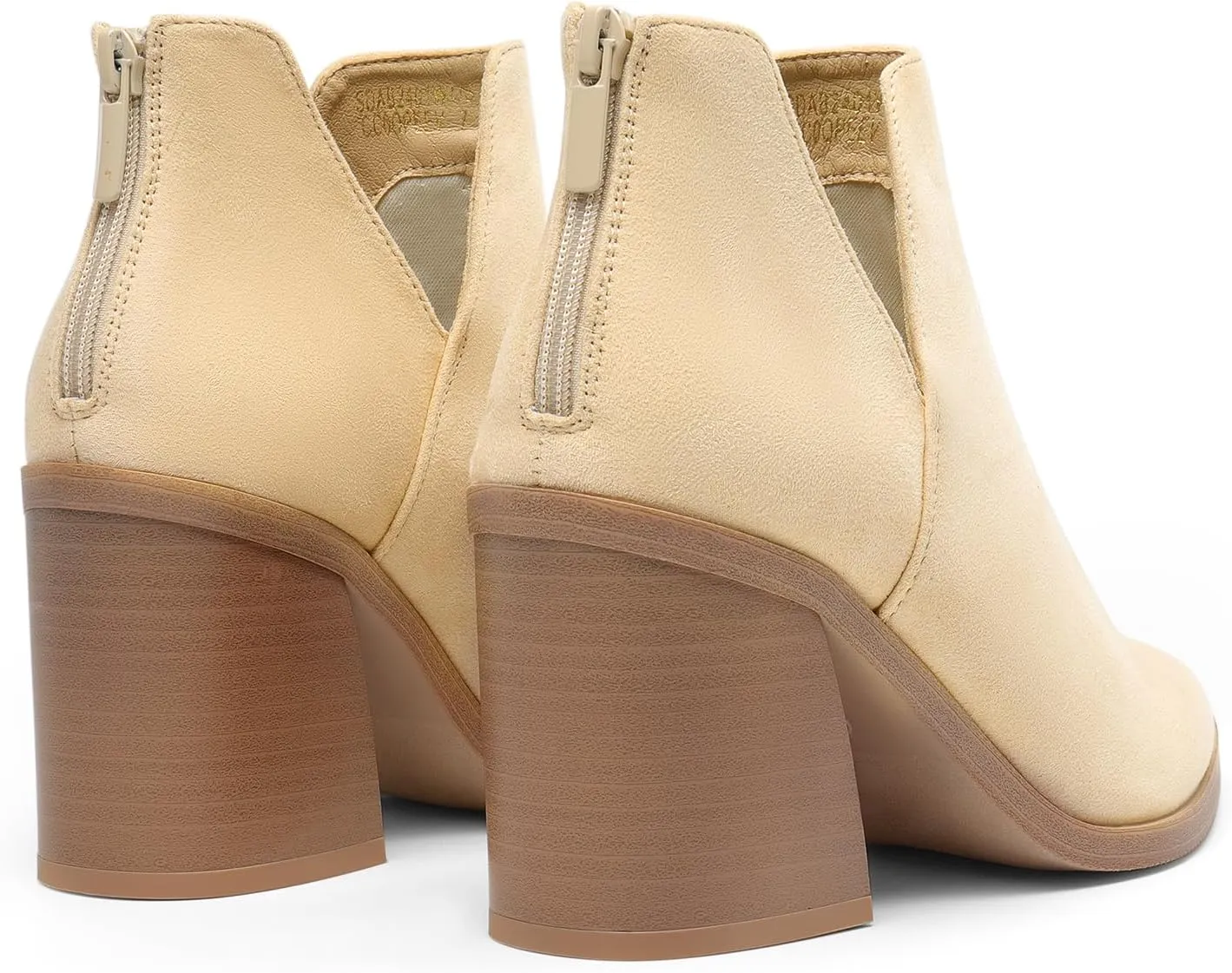 DREAM PAIRS Women's Ankle Boots Chunky Heel Pointed Toe Short Booties Shoes
