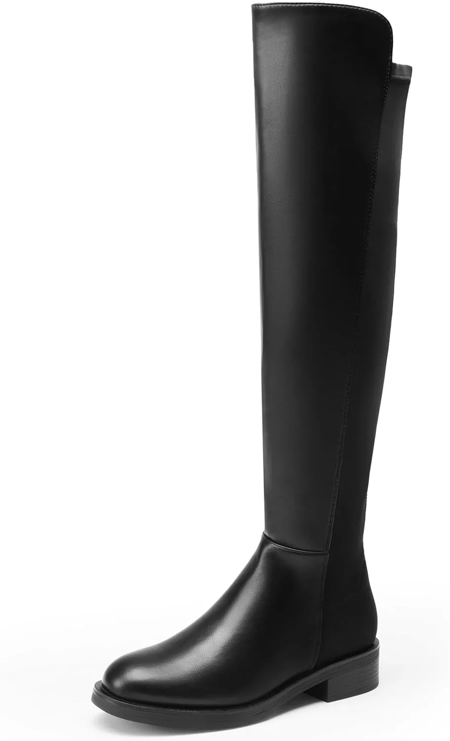 DREAM PAIRS Women's Knee High Boots, Comfortable Thigh High Daily Low Flat Heel Boots, SDOB2409W
