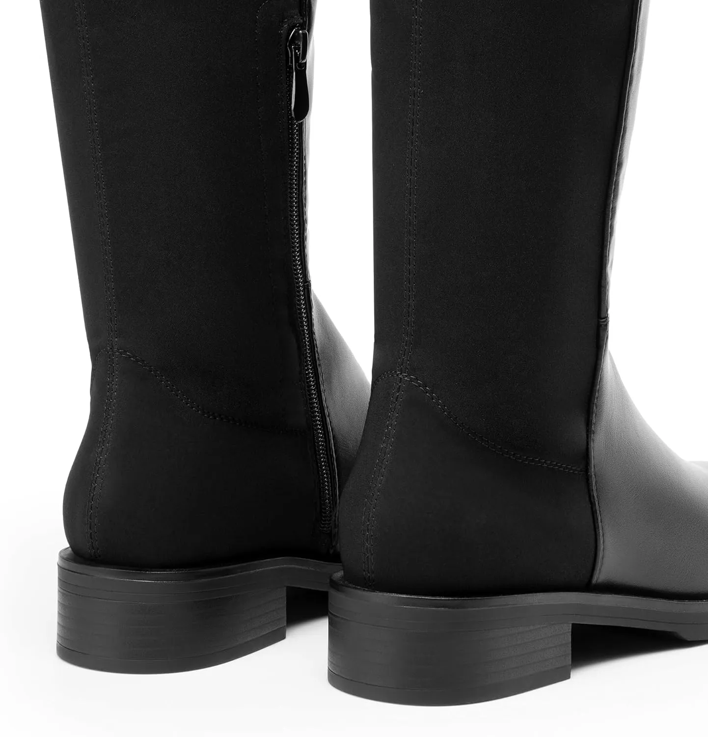 DREAM PAIRS Women's Knee High Boots, Comfortable Thigh High Daily Low Flat Heel Boots, SDOB2409W