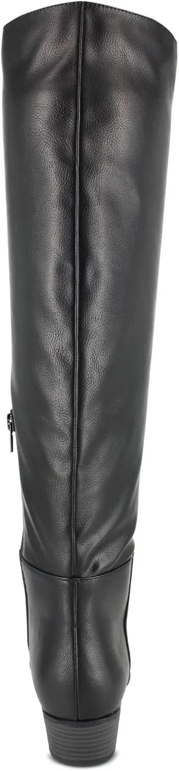 Esprit Women's Black PU Treasure Faux Leather Dress Boots, 8.5M