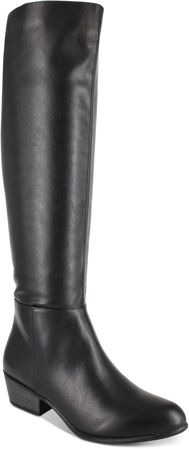 Esprit Women's Black PU Treasure Faux Leather Dress Boots, 8.5M