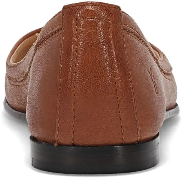 Frye Carson Ballet Flats for Women Featuring Premium Tumbled Leather with Leather Lining and Leather Outsole – 3/8" Heel