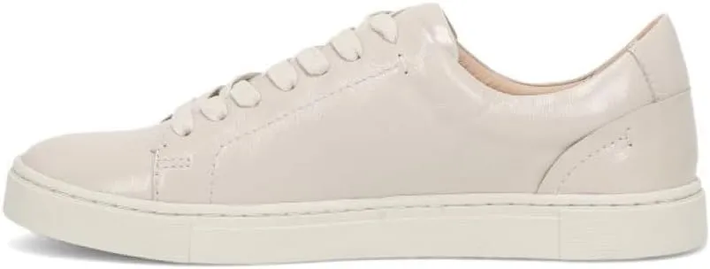 Frye Ivy Low Lace Sneakers for Women Crafted from Soft, Vintage Italian Leather with Removable Molded Footbed, Leather Lining, and Contrast White Rubber Outsoles
