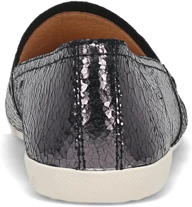 Frye Melanie Slip On Shoes for Women Crafted from Premium Leather with White Rubber Toe Bumpers and Soles, Leather Lining, and Removable Footbeds – 1 ¼” Outsole