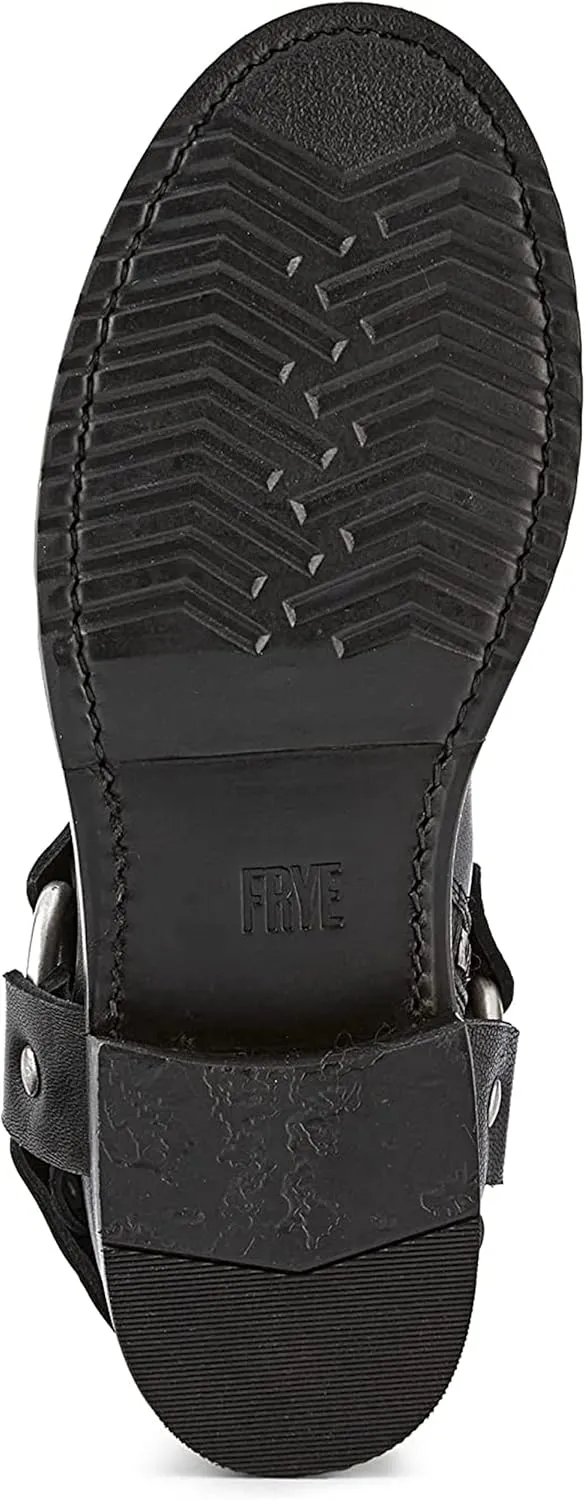 Frye Veronica Harness Short 6" Booties for Women - Leather Upper with Luxurious Leather Lining, Inside Zipper, Snap Harness, and Rubber Lug Outsole